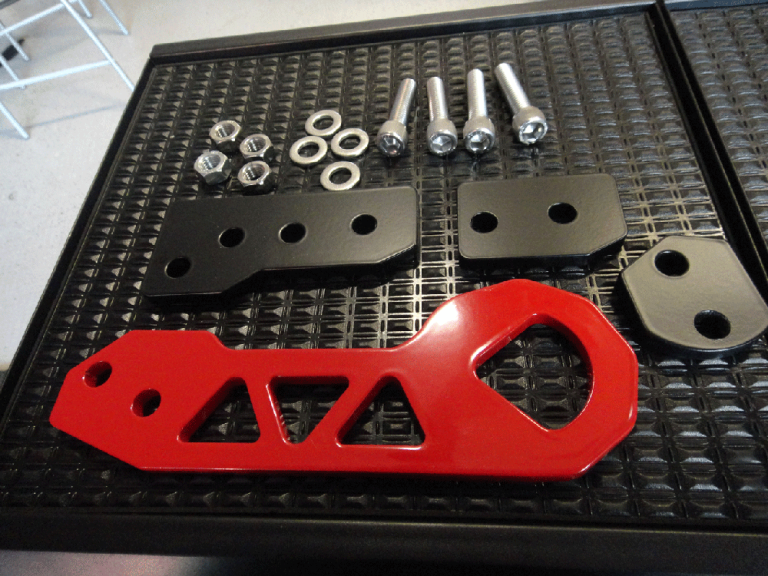 Move Over Racing Evo X Rear Tow Hook (Single Exit Exhaust) Move Over